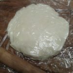 Rolling out gluten free pie dough